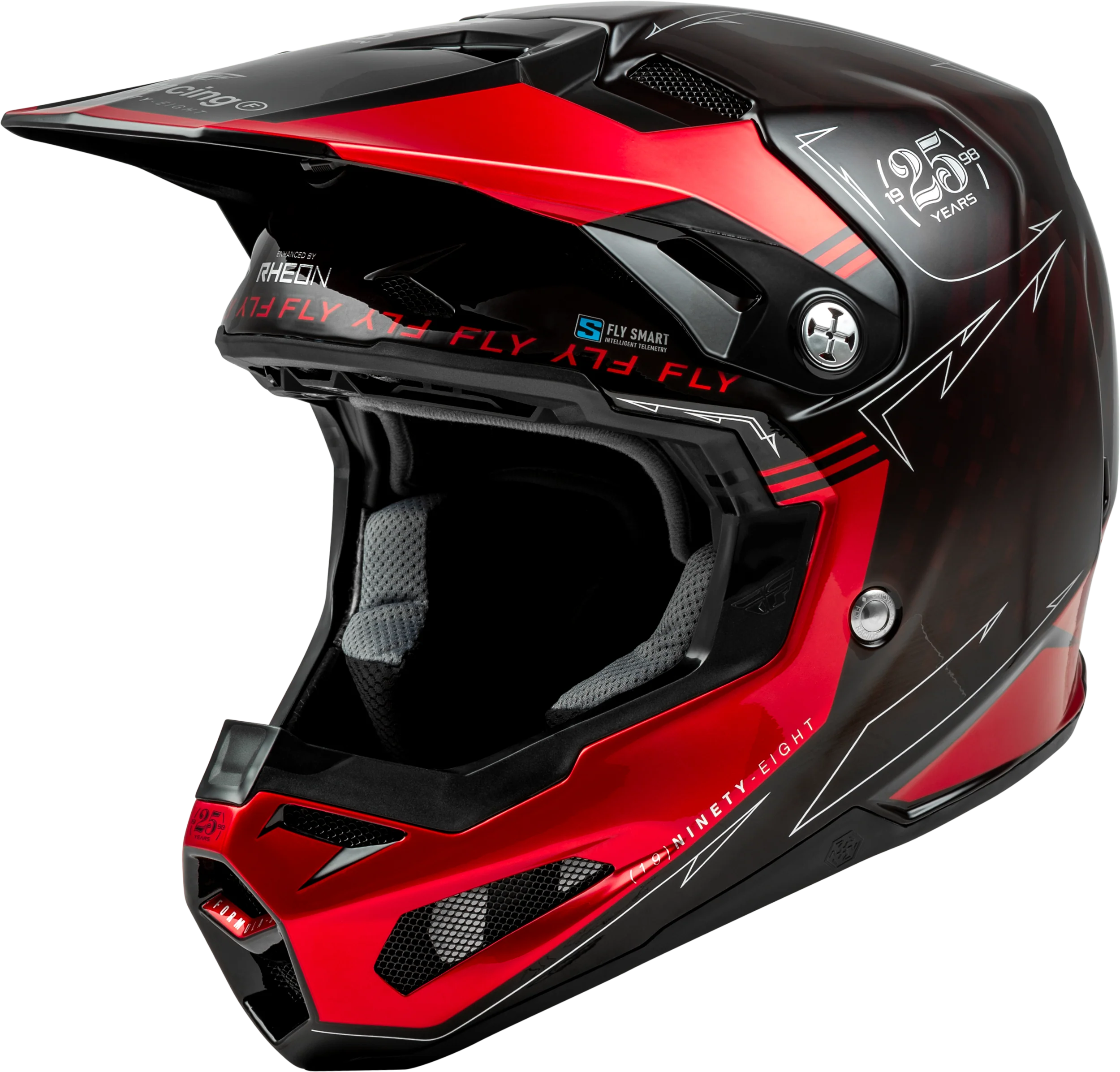 Formula S Carbon Legacy Helmet Red Carbon/Black Xs