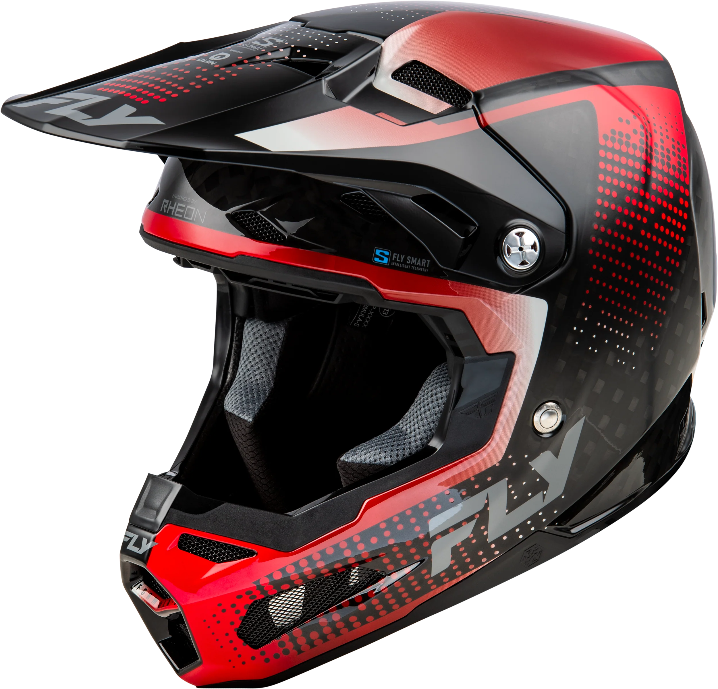 Formula S Carbon Protocol Helmet Black Carbon/Red Sm