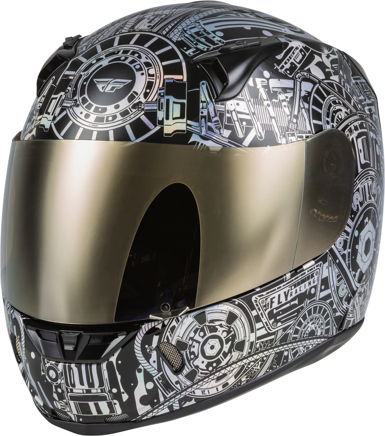 Revolt Matrix Helmet Iridescent 2x
