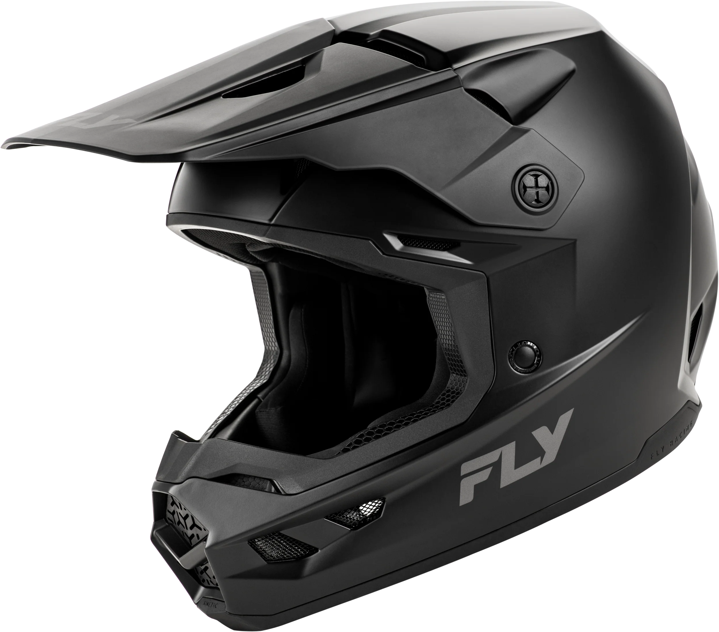 Kinetic Solid Helmet Matte Black 2x