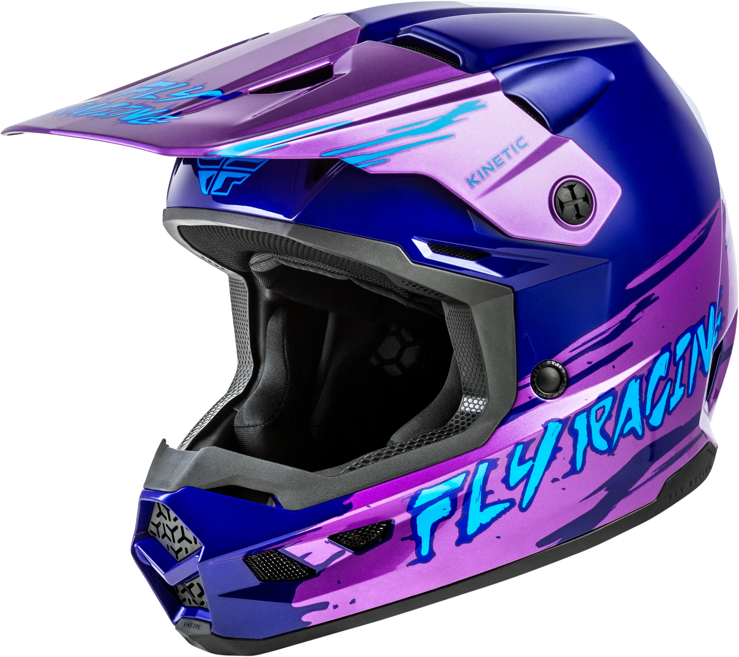 Youth Kinetic Surge Helmet Pink/Purple/Teal Ym