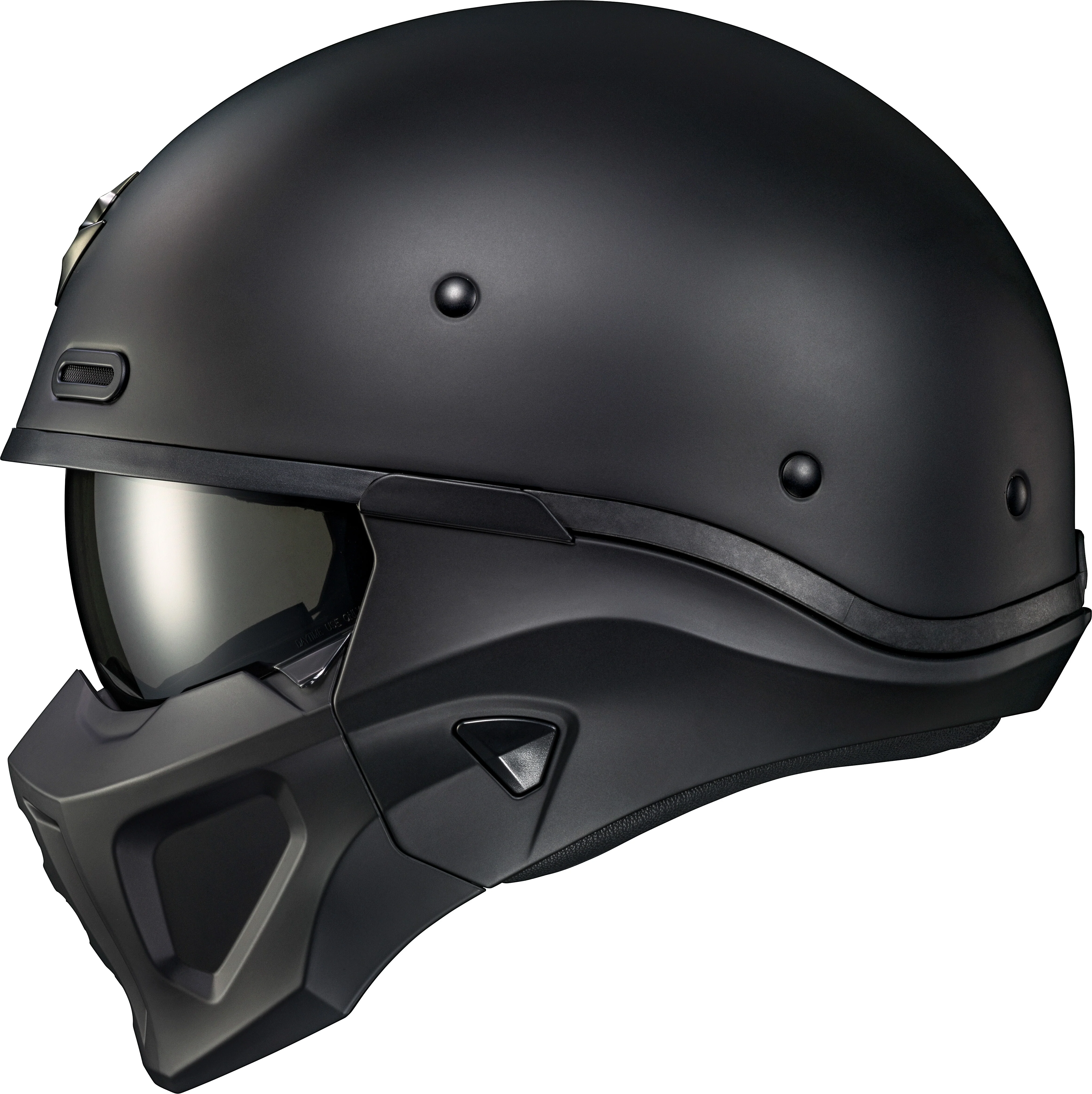 Covert X Open-Face Helmet Matte Black Md