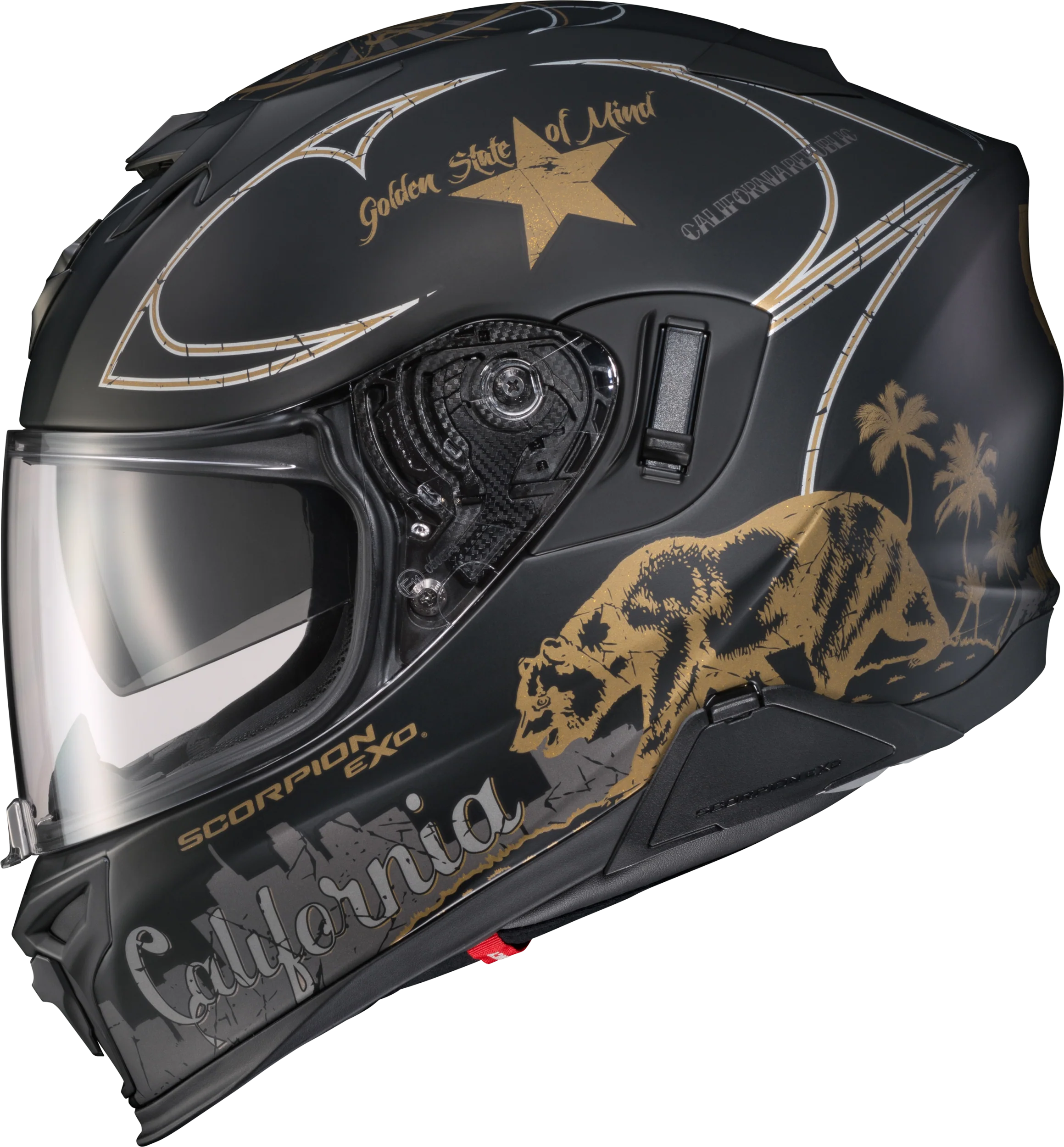 Exo-T520 Helmet Golden State Matte Black Xl