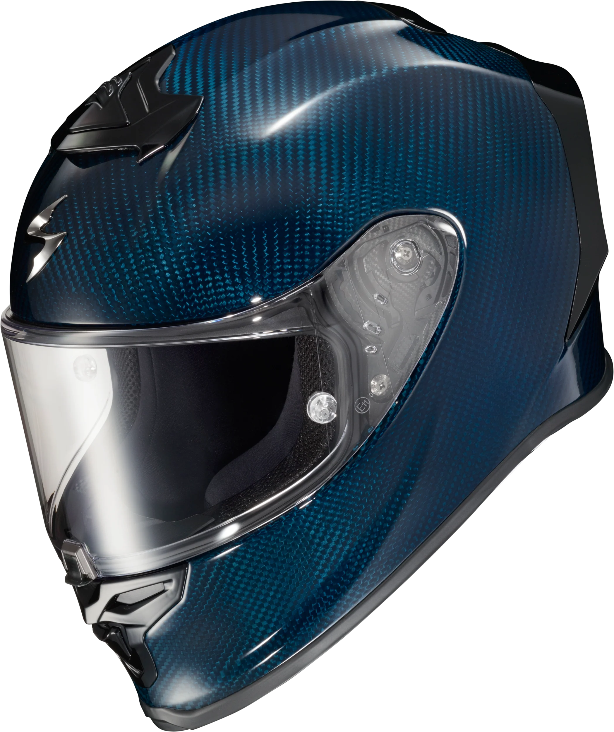 Exo-R1 Air Full Face Helmet Carbon Blue 2x