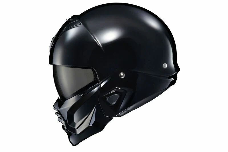 Covert 2 Open-Face Helmet Gloss Black Md