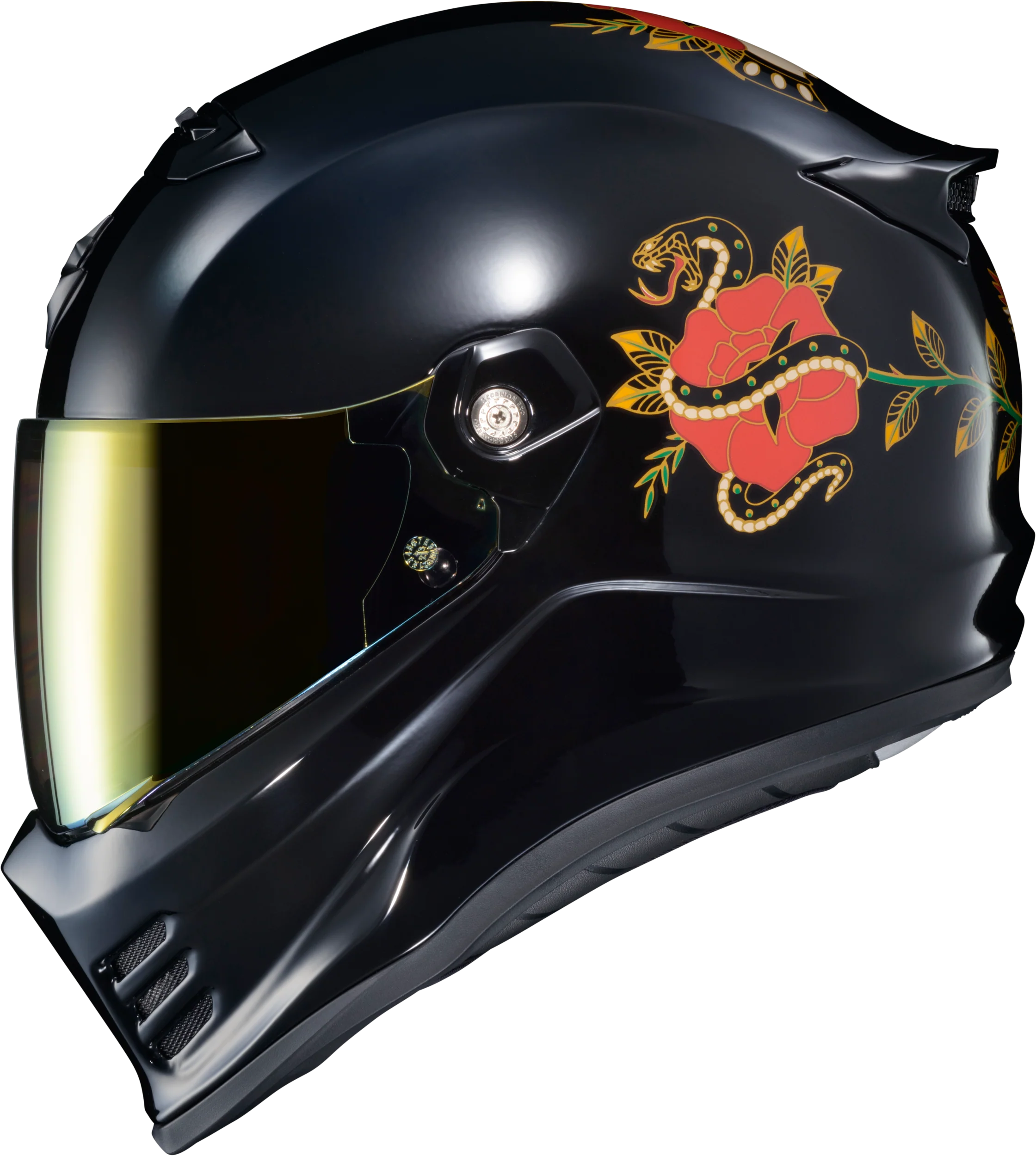 Covert Fx Full Face Helmet The Litas Gloss Black Xl