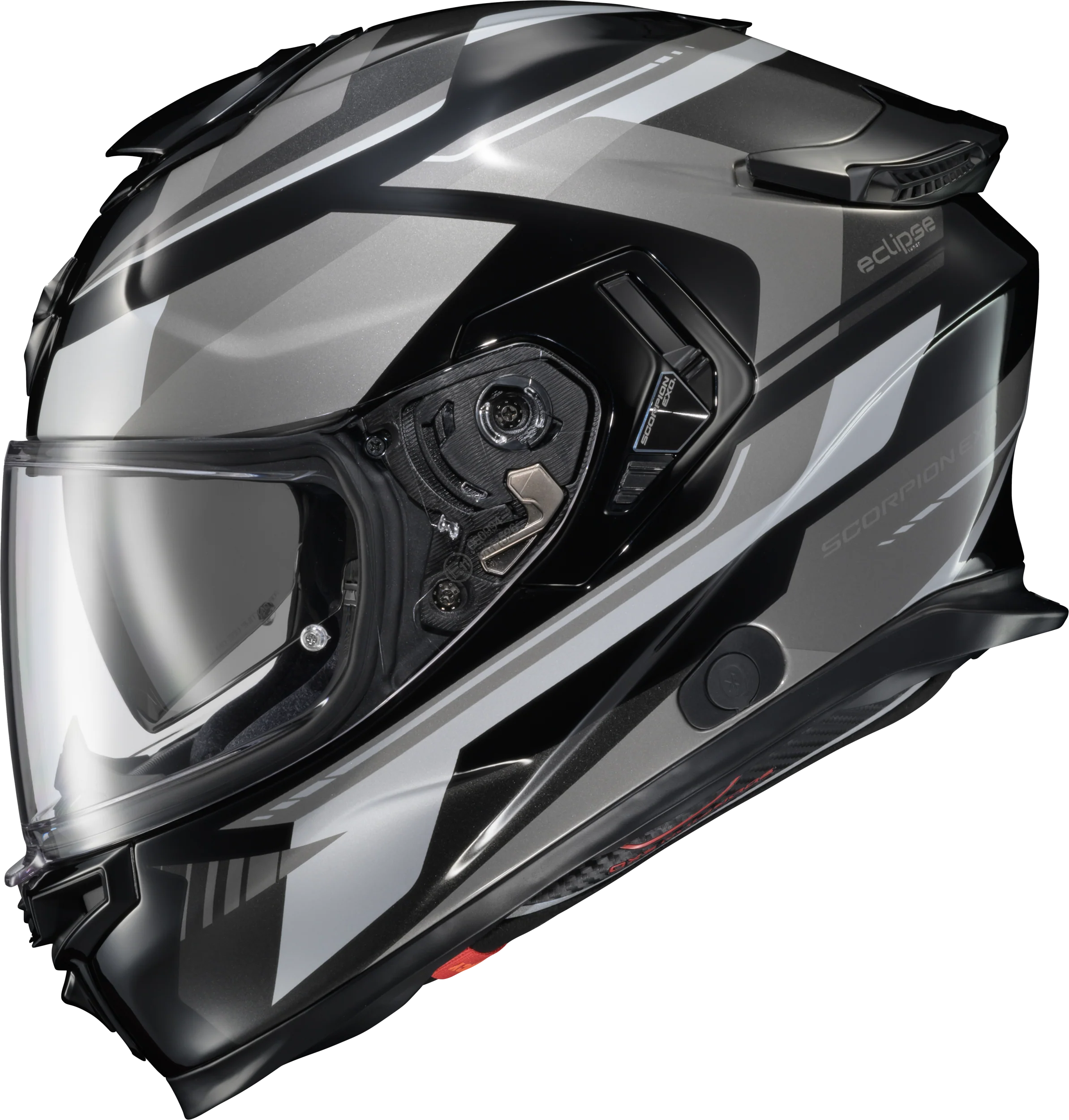 Exo-Eclipse Full Face Helmet Lunar White/Black Xl