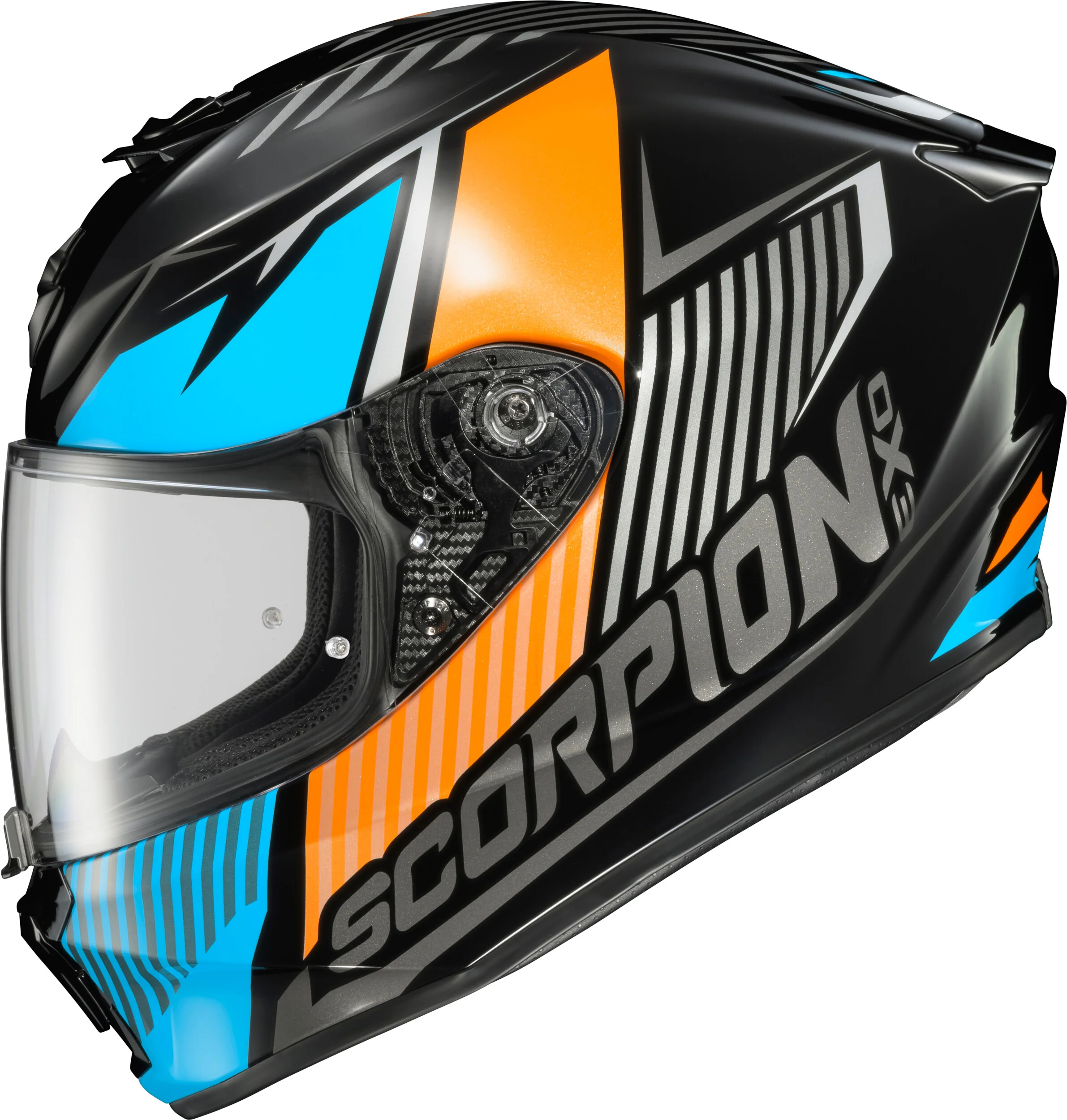 Exo-R330 Full-Face Helmet Hawker Light Blue Lg