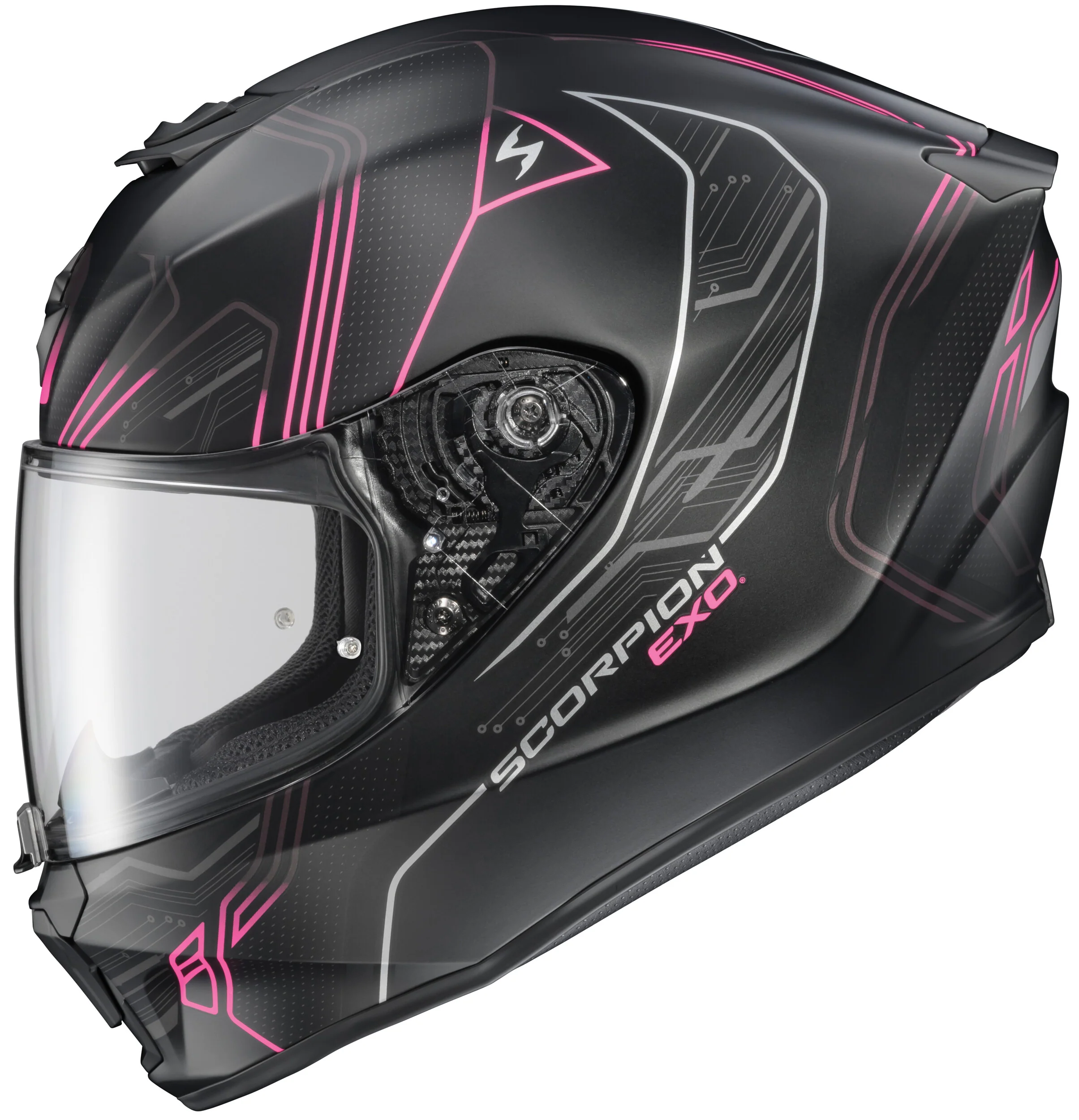 Exo-R330 Full-Face Helmet Bendr White/Pink Md