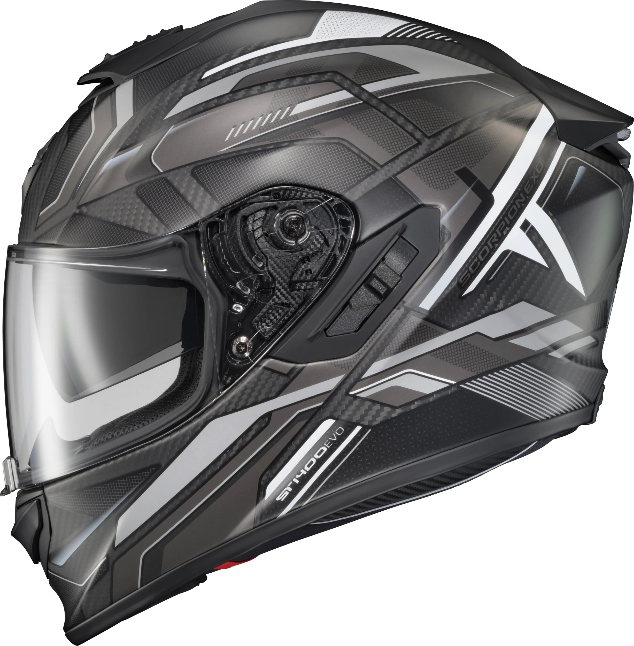 Exo-St1400 Evo Carbon Helmet Hex Matte Grey Md
