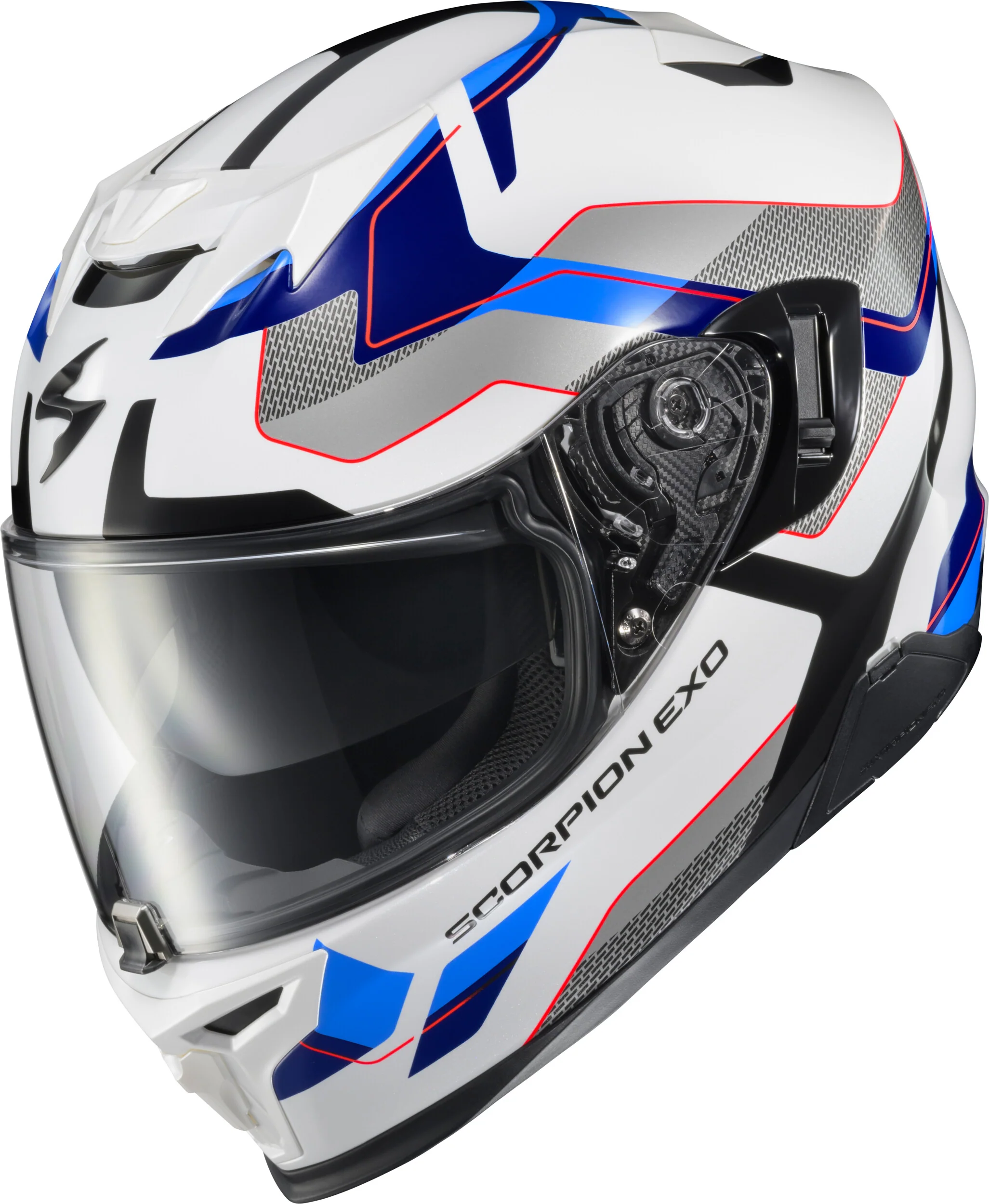 Exo-T520 Full Face Helmet Zuse White/Blue Md
