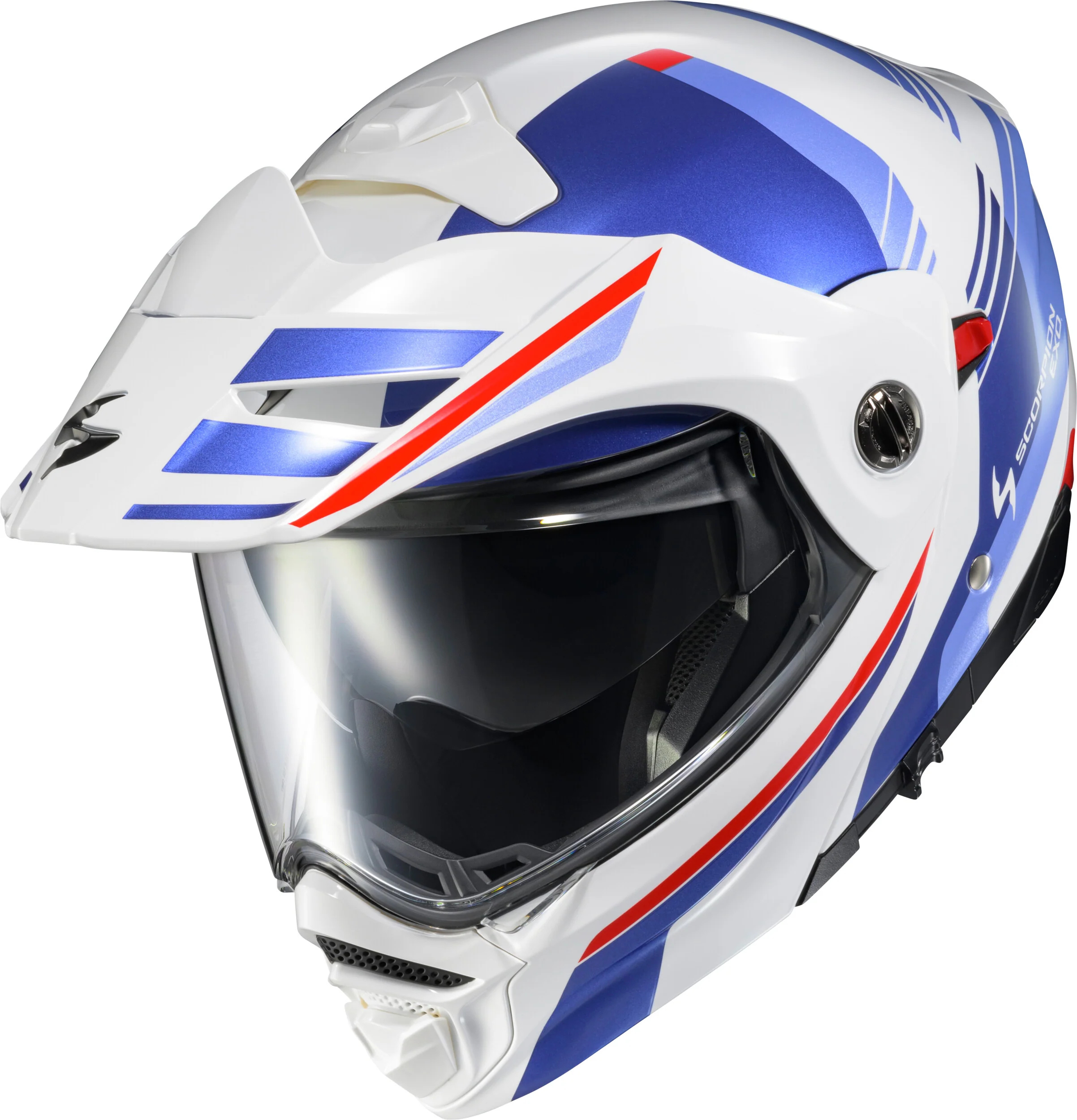 Exo-At960 Modular Helmet Monk White/Blue 2x