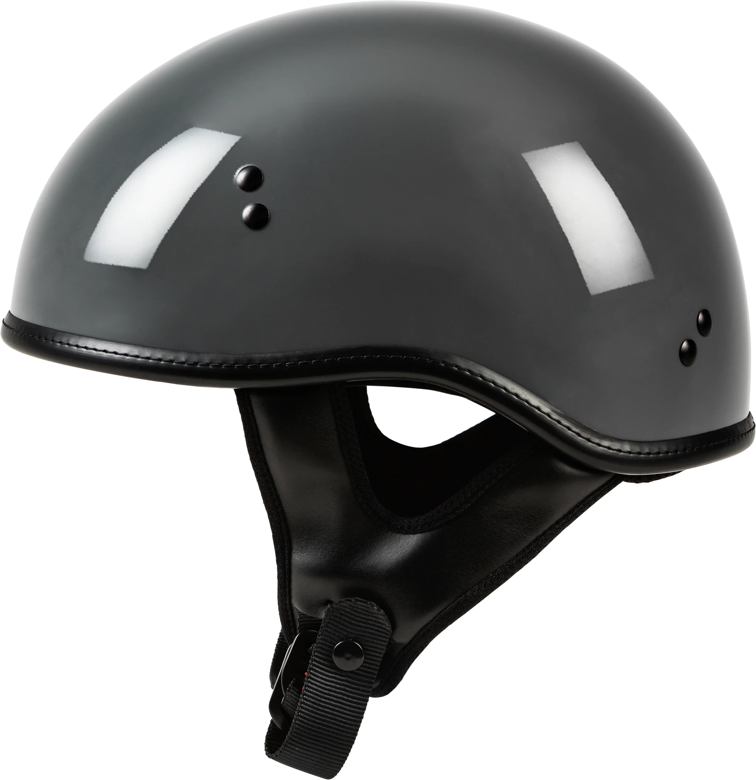 .357 Solid Half Helmet Grey Xl