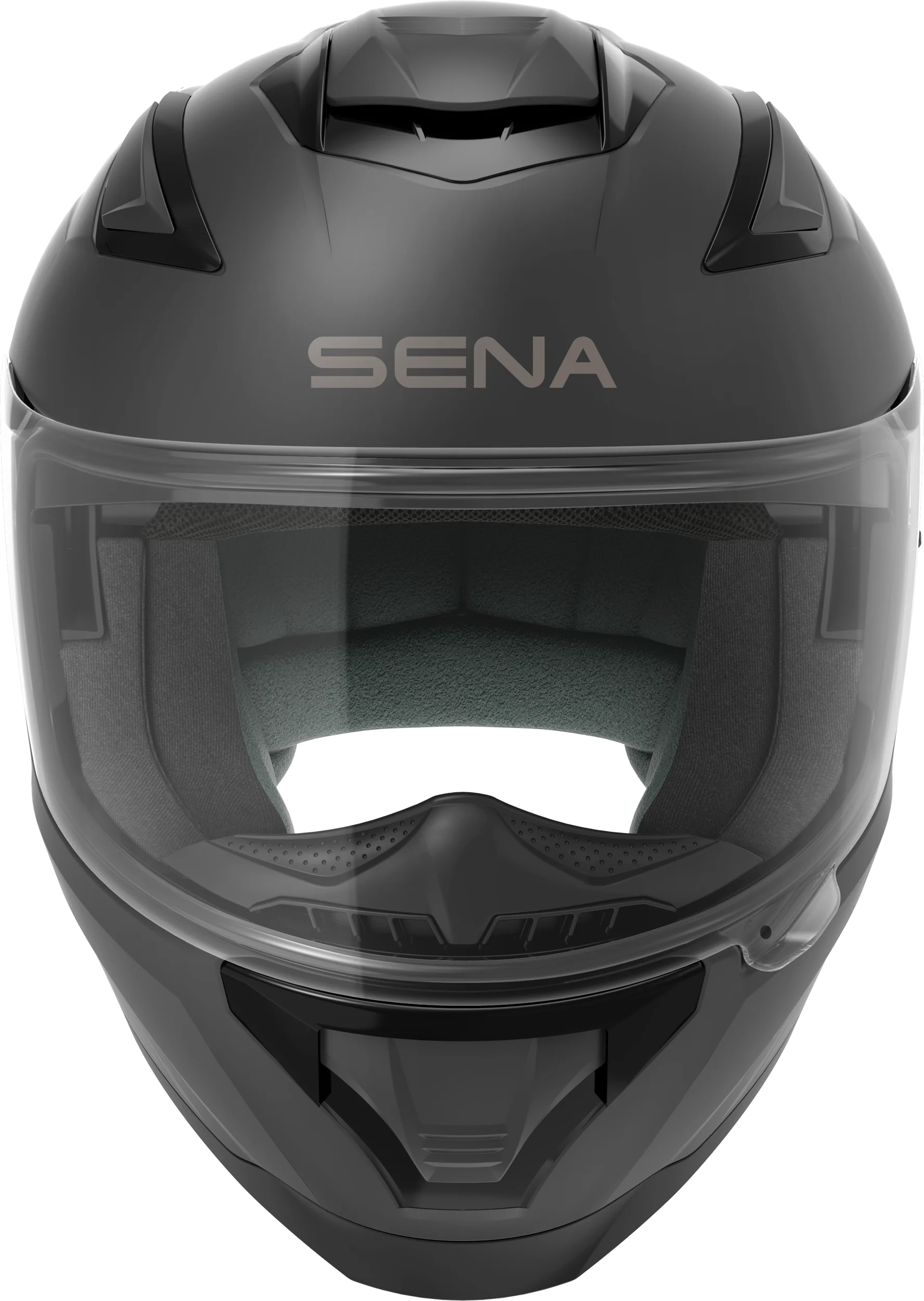 Stryker Full Face Helmet With Mesh Intercom Matte Black Md