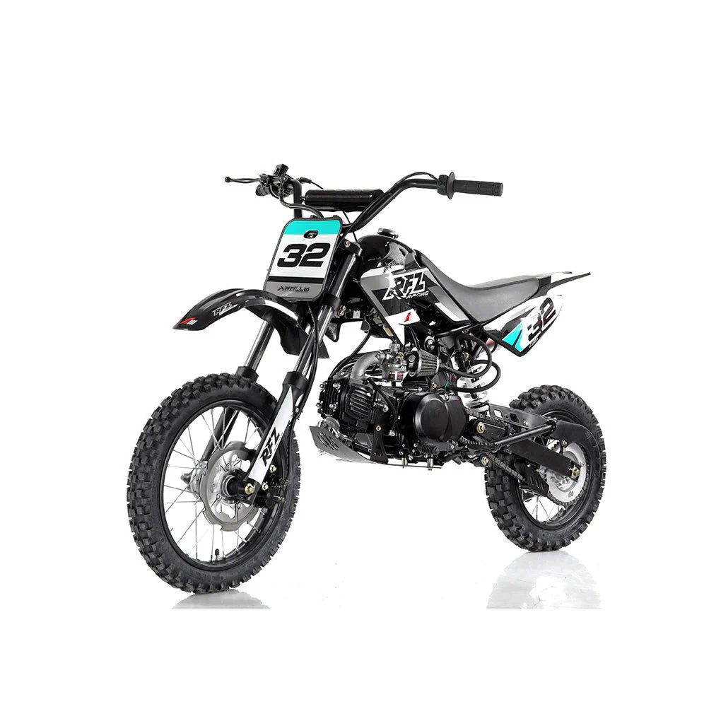 Apollo DB32 110cc Kids Dirt Bike, 4-Speed Semi-Automatic, 14/12 inch Wheels, Ages 8 and up - Image 2