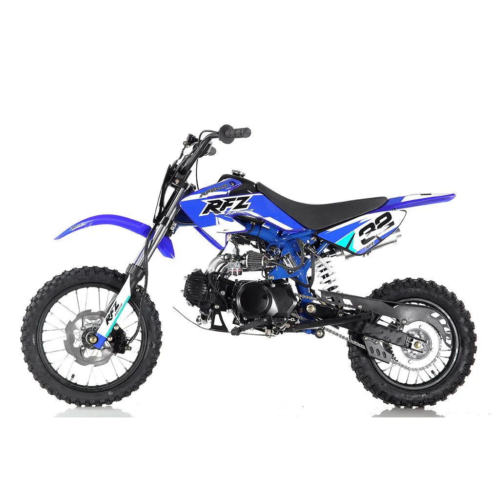 Apollo DB32 110cc Kids Dirt Bike, 4-Speed Semi-Automatic, 14/12 inch Wheels, Ages 8 and up - Image 7