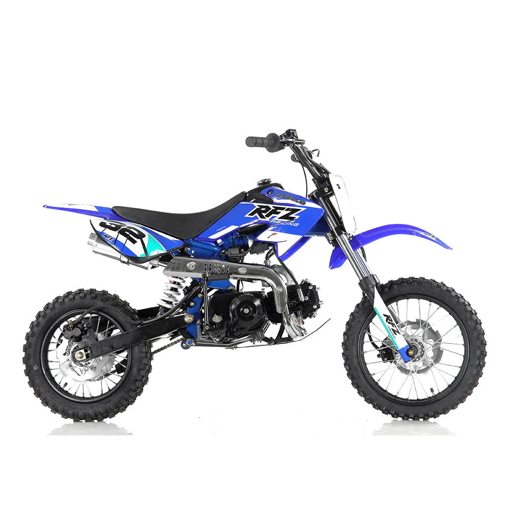 Apollo DB32 110cc Kids Dirt Bike, 4-Speed Semi-Automatic, 14/12 inch Wheels, Ages 8 and up - Image 9