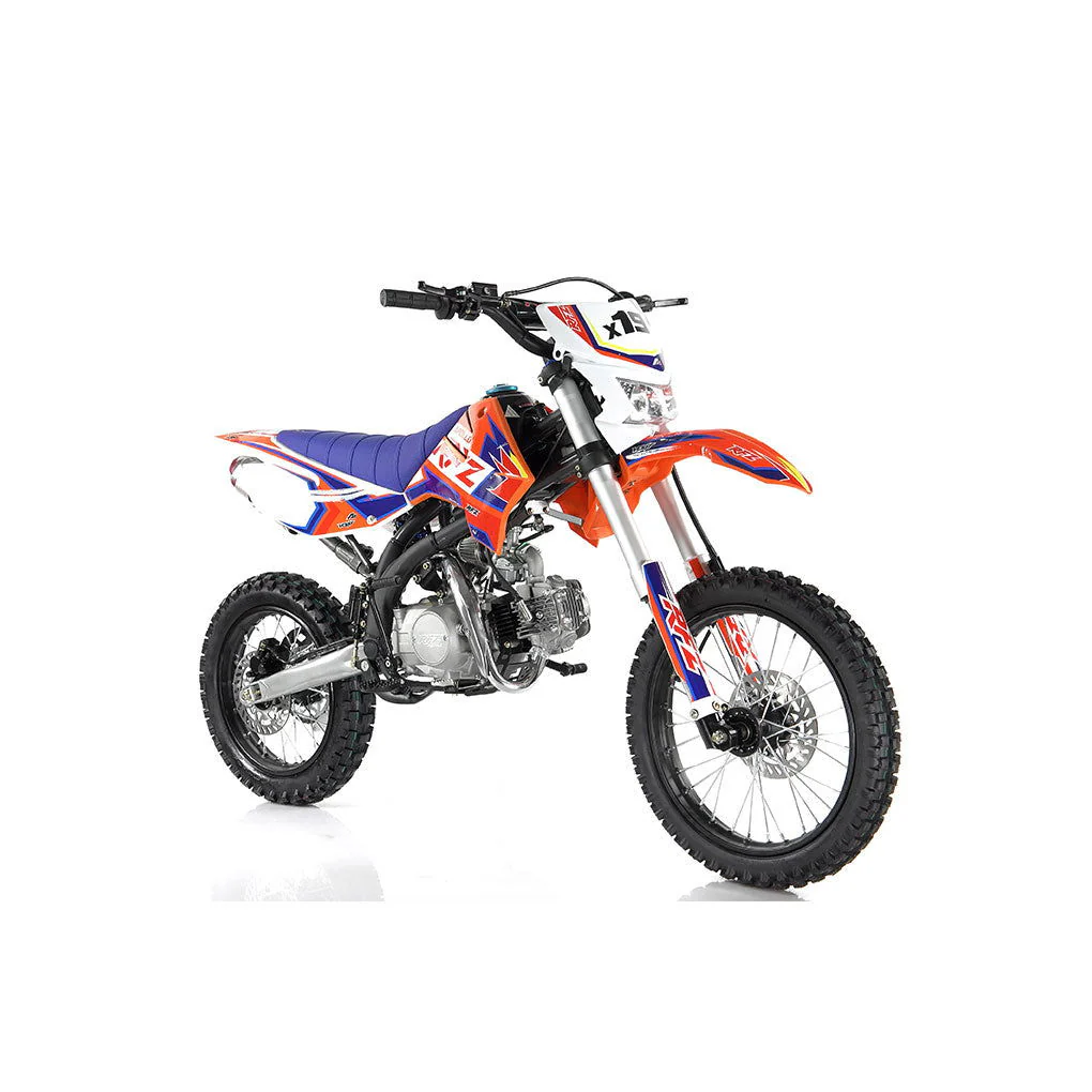 Apollo RFZ 125cc X19 Dirt Bike, 4-Speed Manual, Headlight, Dual Disc Brakes, 17/14 inch Wheels, Ages 12 and up - Image 4