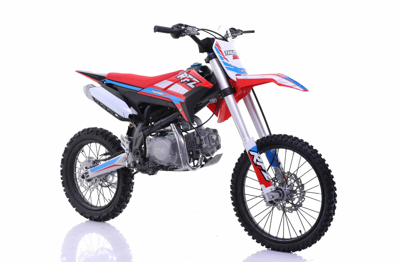 Apollo Thunder RFZ150 140cc Dirt Bike, 4-Speed Manual, 19/16 inch Wheels, Age 16 and up - Image 7