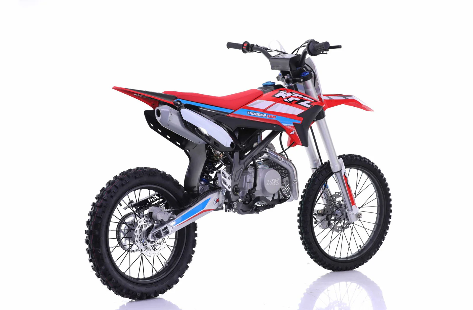 Apollo Thunder RFZ150 140cc Dirt Bike, 4-Speed Manual, 19/16 inch Wheels, Age 16 and up - Image 9