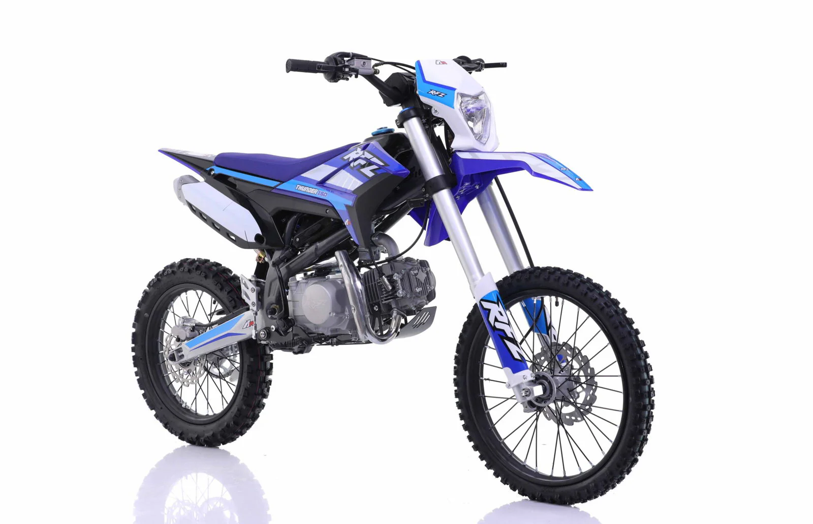 Apollo Thunder RFZ150 DLX 140cc Dirt Bike, 4-Speed Manual, 19/16 inch Wheels, Headlight, Age 16 and up - Image 8