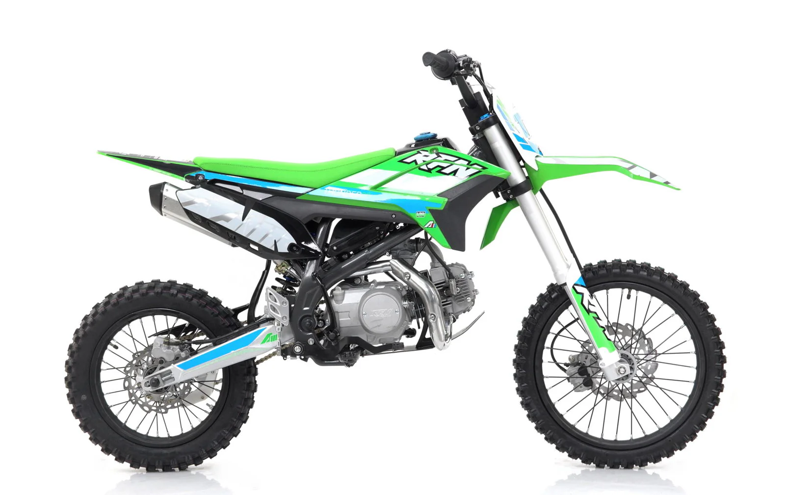 Apollo Thunder T20 125cc Dirt Bike, 4-Speed Manual, 17/14 inch Wheels, Ages 12 and up - Image 5