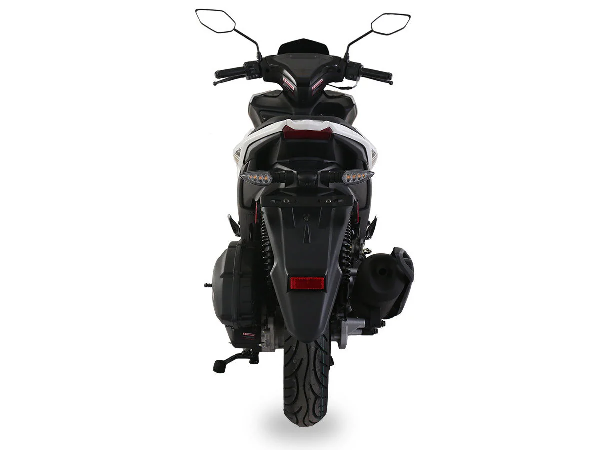 Ascend F3 150cc Street Scooter, Automatic Shifting, Hydraulic Disc Brakes, 14 inch Aluminum Wheels, Digital Speedometers - Image 8