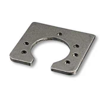 Bearing Hanger for 3/4 in. Axles, 3-3/4 in. SQ x 1/4 in. Thick, 5/16 in. Hole Pattern for 2-Hole Bearing Flangettes