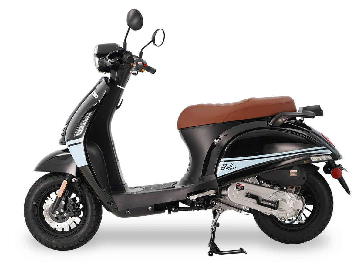 Bella 50cc Street Scooter, Automatic Shifting, 10 inch Aluminum Wheels, LED Lights - Image 11