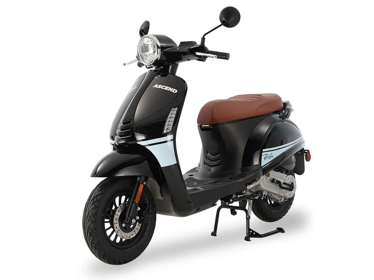 Bella 50cc Street Scooter, Automatic Shifting, 10 inch Aluminum Wheels, LED Lights - Image 12