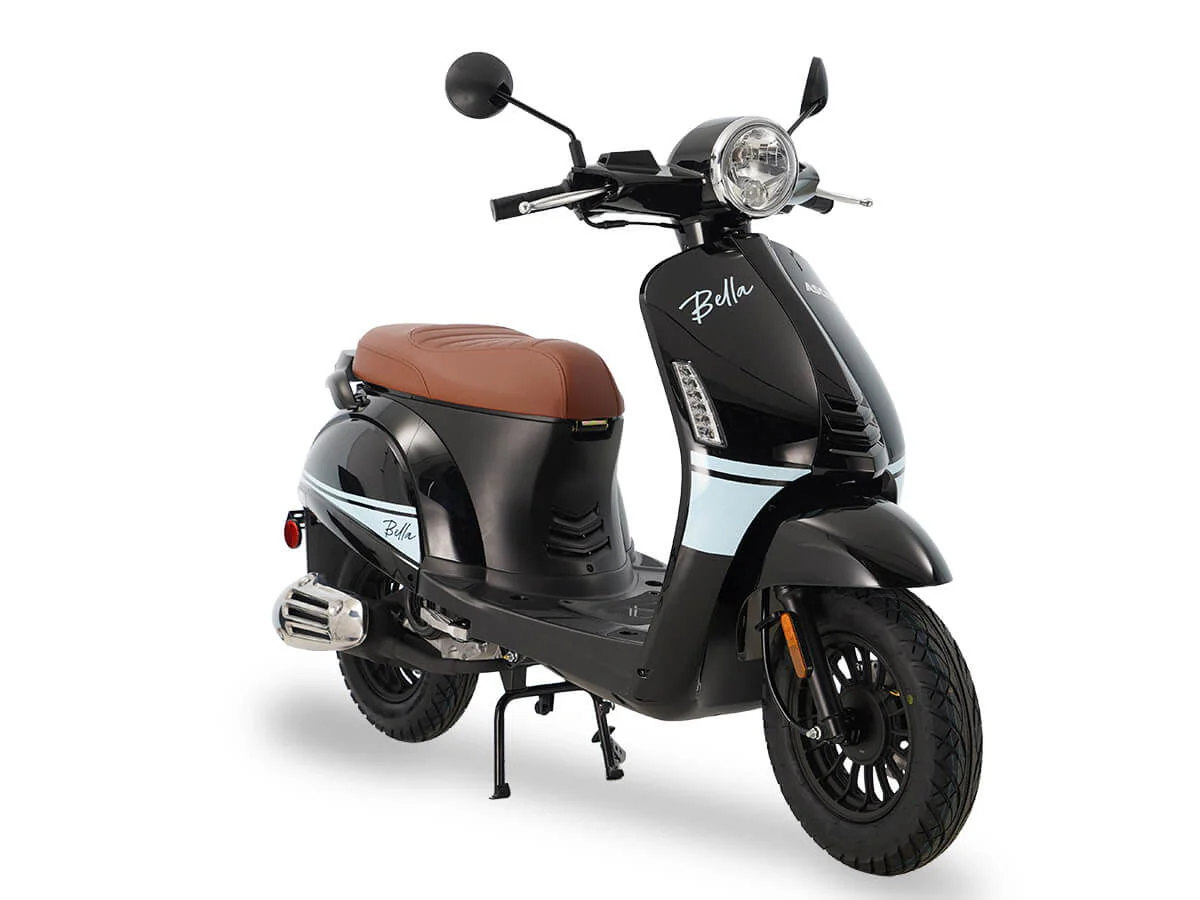 Bella 50cc Street Scooter, Automatic Shifting, 10 inch Aluminum Wheels, LED Lights - Image 7