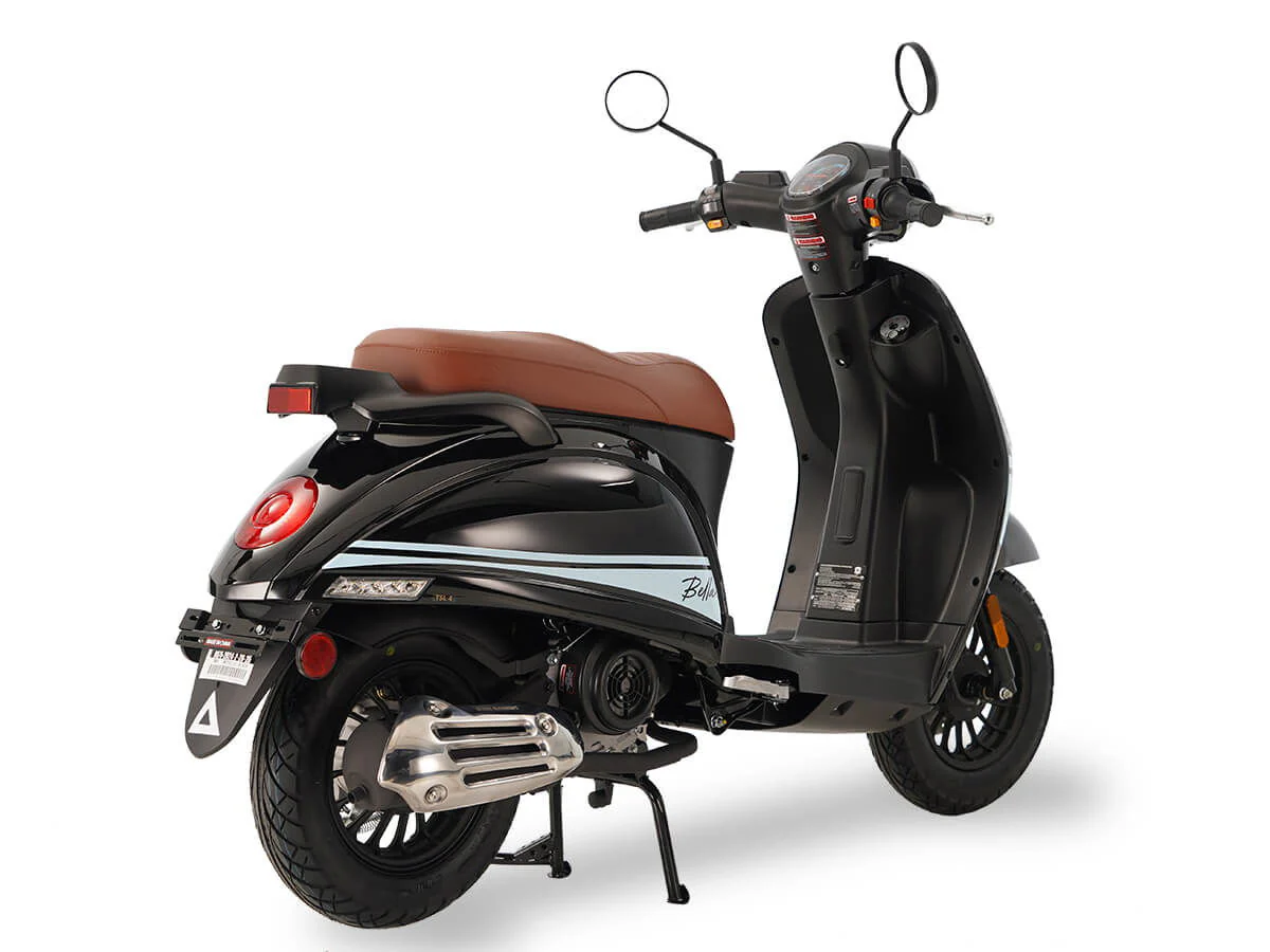 Bella 50cc Street Scooter, Automatic Shifting, 10 inch Aluminum Wheels, LED Lights - Image 8
