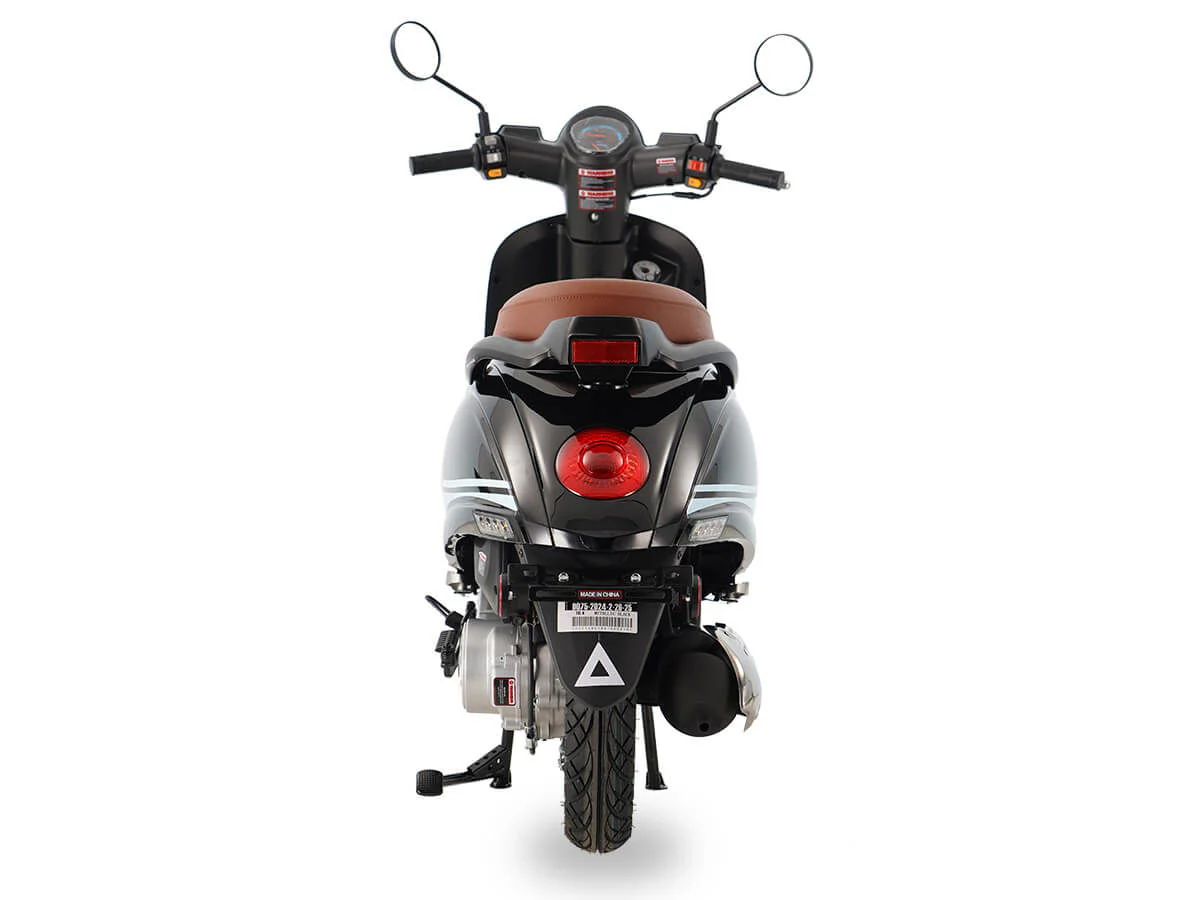 Bella 50cc Street Scooter, Automatic Shifting, 10 inch Aluminum Wheels, LED Lights - Image 9