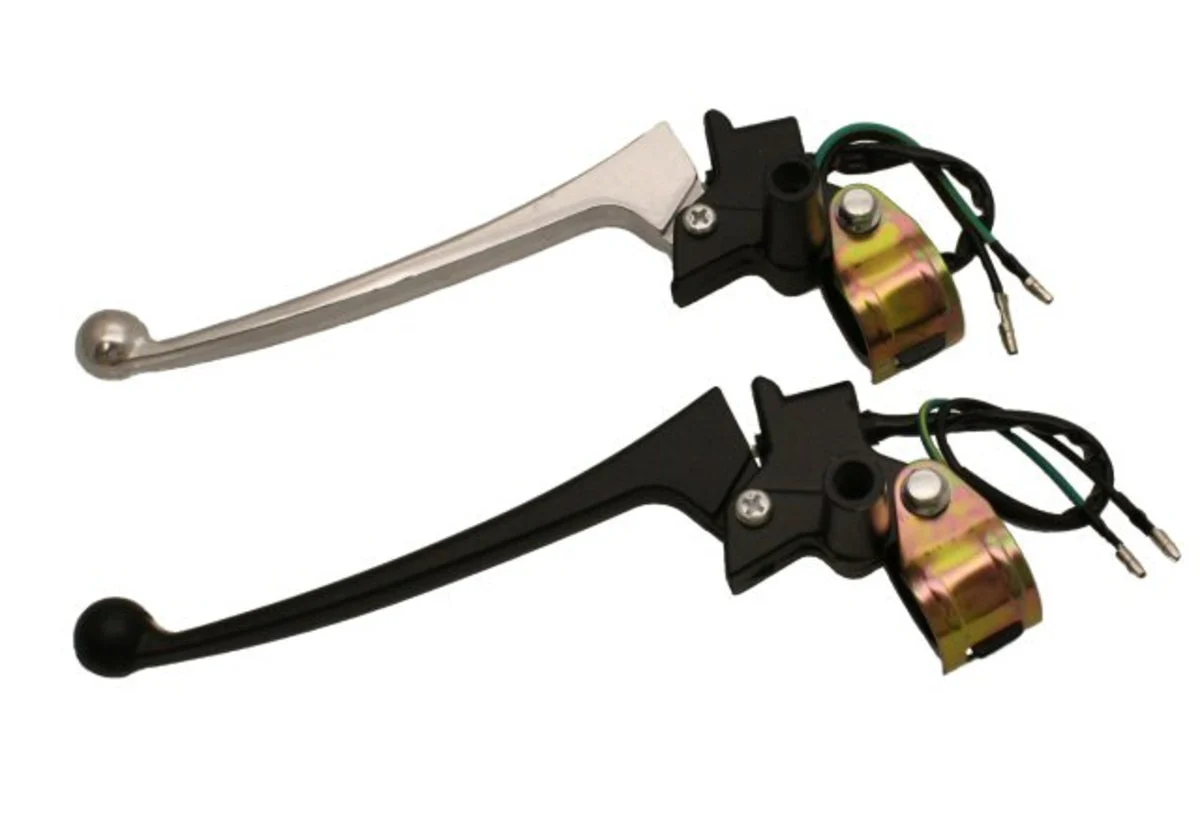 Brake Lever/Stop Switch Assembly with Mirror Mount