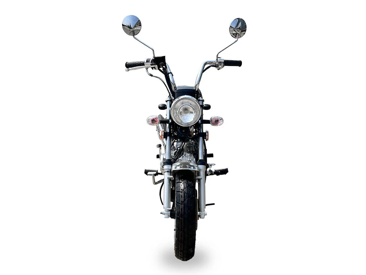 Champion 125cc Retro Motorcycle, 4-speed semi-automatic, 10 inch Wheels, 50 State Legal - Image 5