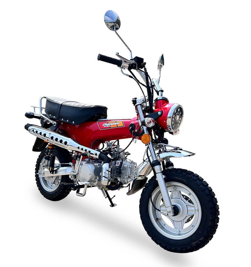 Champion DLX 125cc Retro Motorcycle, 4-speed semi-automatic, 10-inch Wheels, 50 State Legal, Upgraded LED Headlight, Digital Speedometer - Image 2