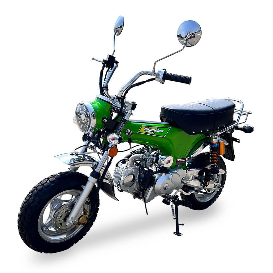 Champion DLX 125cc Retro Motorcycle, 4-speed semi-automatic, 10-inch Wheels, 50 State Legal, Upgraded LED Headlight, Digital Speedometer - Image 4