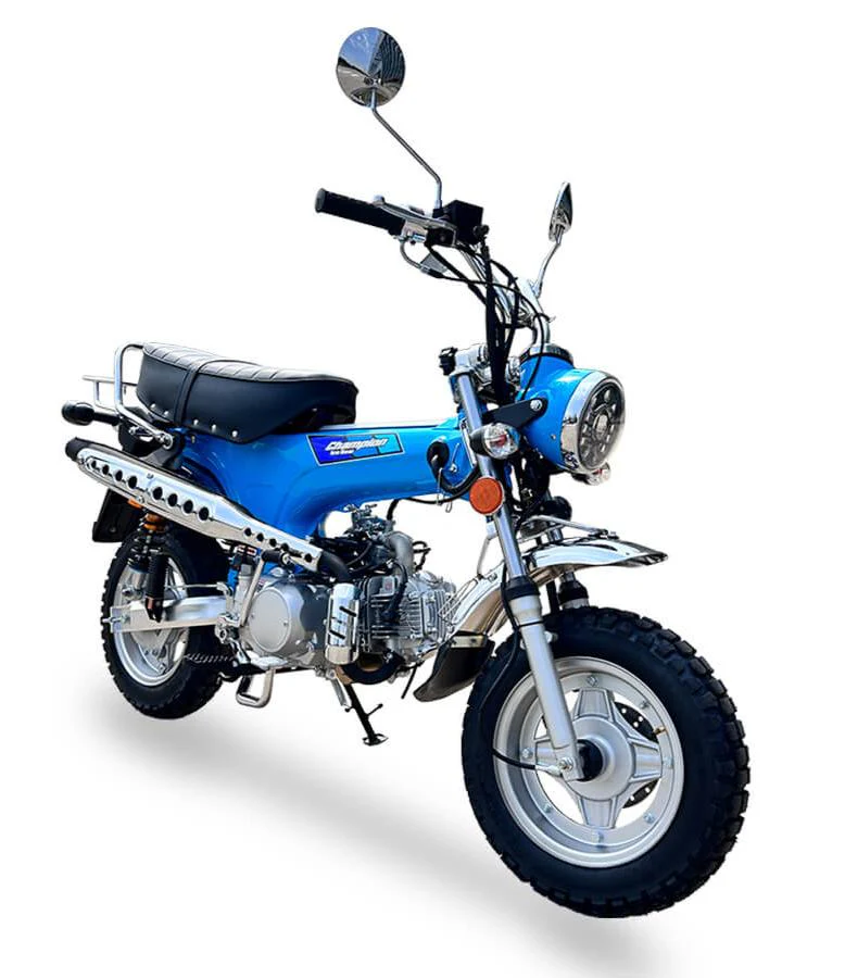 Champion DLX 125cc Retro Motorcycle, 4-speed semi-automatic, 10-inch Wheels, 50 State Legal, Upgraded LED Headlight, Digital Speedometer - Image 5