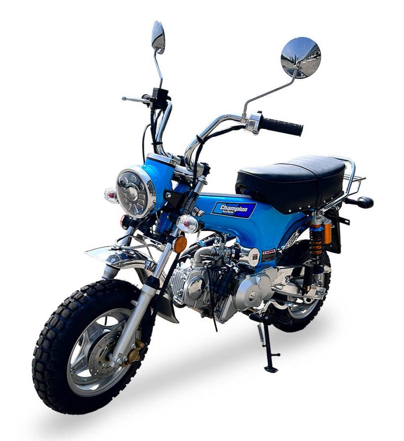 Champion DLX 125cc Retro Motorcycle, 4-speed semi-automatic, 10-inch Wheels, 50 State Legal, Upgraded LED Headlight, Digital Speedometer - Image 6