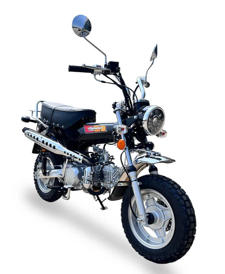 Champion DLX 125cc Retro Motorcycle, 4-speed semi-automatic, 10-inch Wheels, 50 State Legal, Upgraded LED Headlight, Digital Speedometer - Image 7
