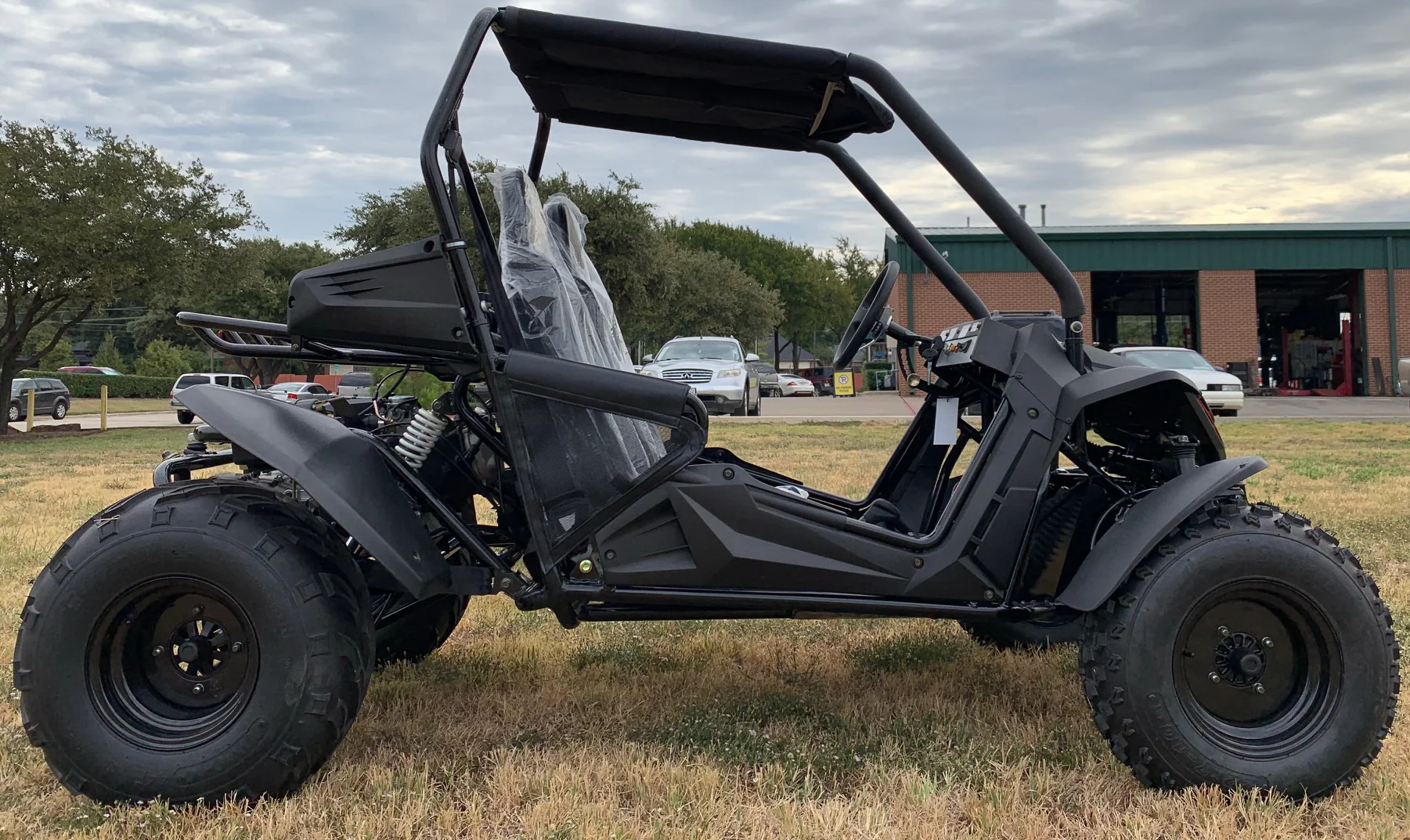 TrailMaster Cheetah 200 Full Size Buggy Go Kart, CVT Automatic with Reverse - Image 4