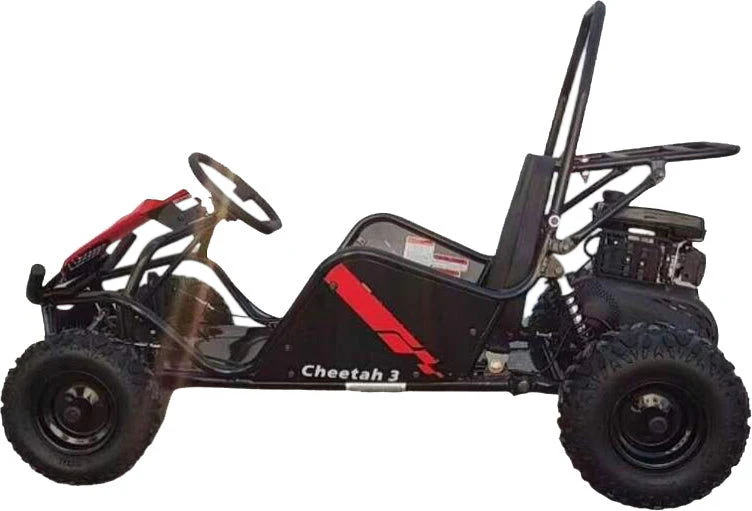 TrailMaster Cheetah 3 Kids Mini Go Kart, 80cc gas engine, seat belt, Kids Ages 4-9 - Image 11