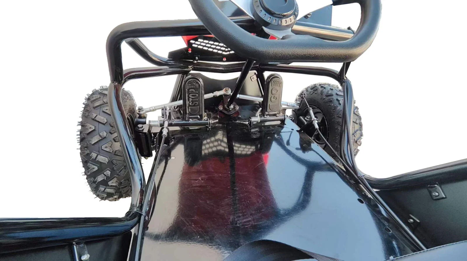 TrailMaster Cheetah 3 Kids Mini Go Kart, 80cc gas engine, seat belt, Kids Ages 4-9 - Image 14