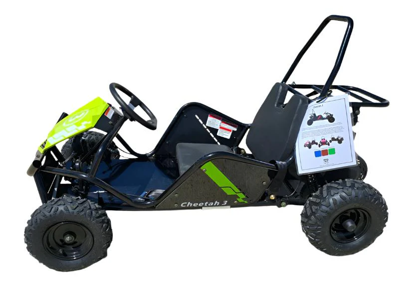 TrailMaster Cheetah 3 Kids Mini Go Kart, 80cc gas engine, seat belt, Kids Ages 4-9 - Image 4