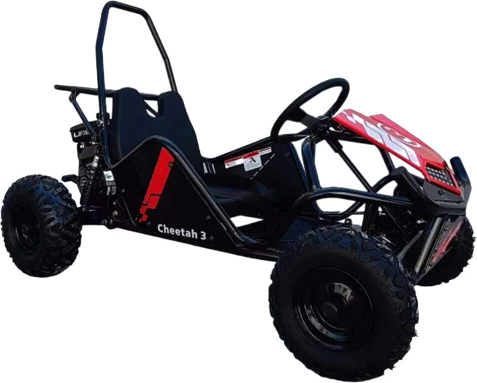 TrailMaster Cheetah 3 Kids Mini Go Kart, 80cc gas engine, seat belt, Kids Ages 4-9 - Image 6
