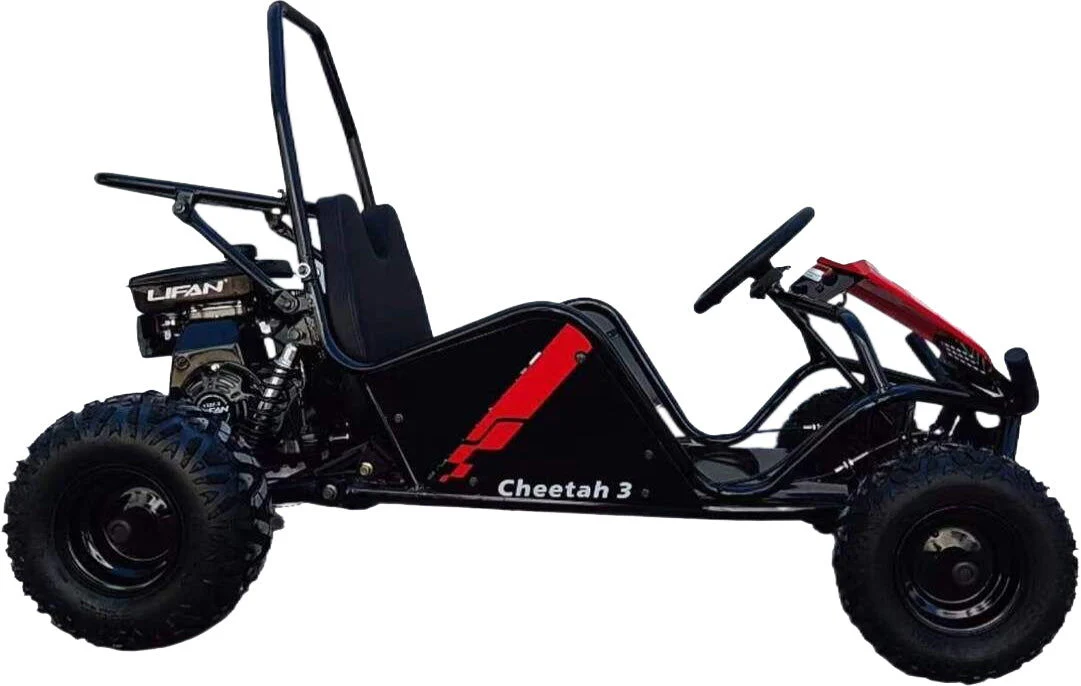 TrailMaster Cheetah 3 Kids Mini Go Kart, 80cc gas engine, seat belt, Kids Ages 4-9 - Image 7