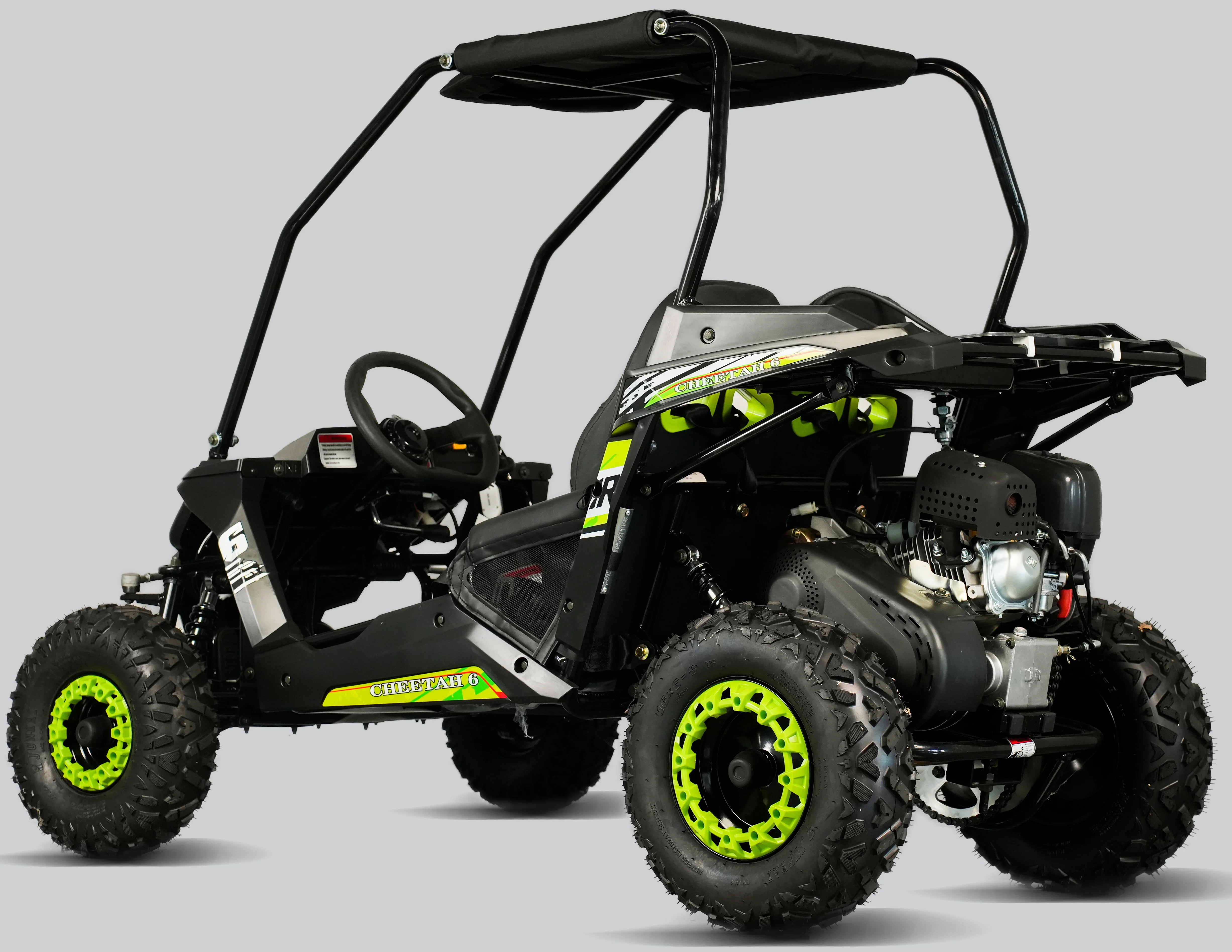 TrailMaster Cheetah-6 Go Kart, 5.5hp Electric Start, Remote Start/Kill with Reverse, Kids Ages 4-9 - Image 11