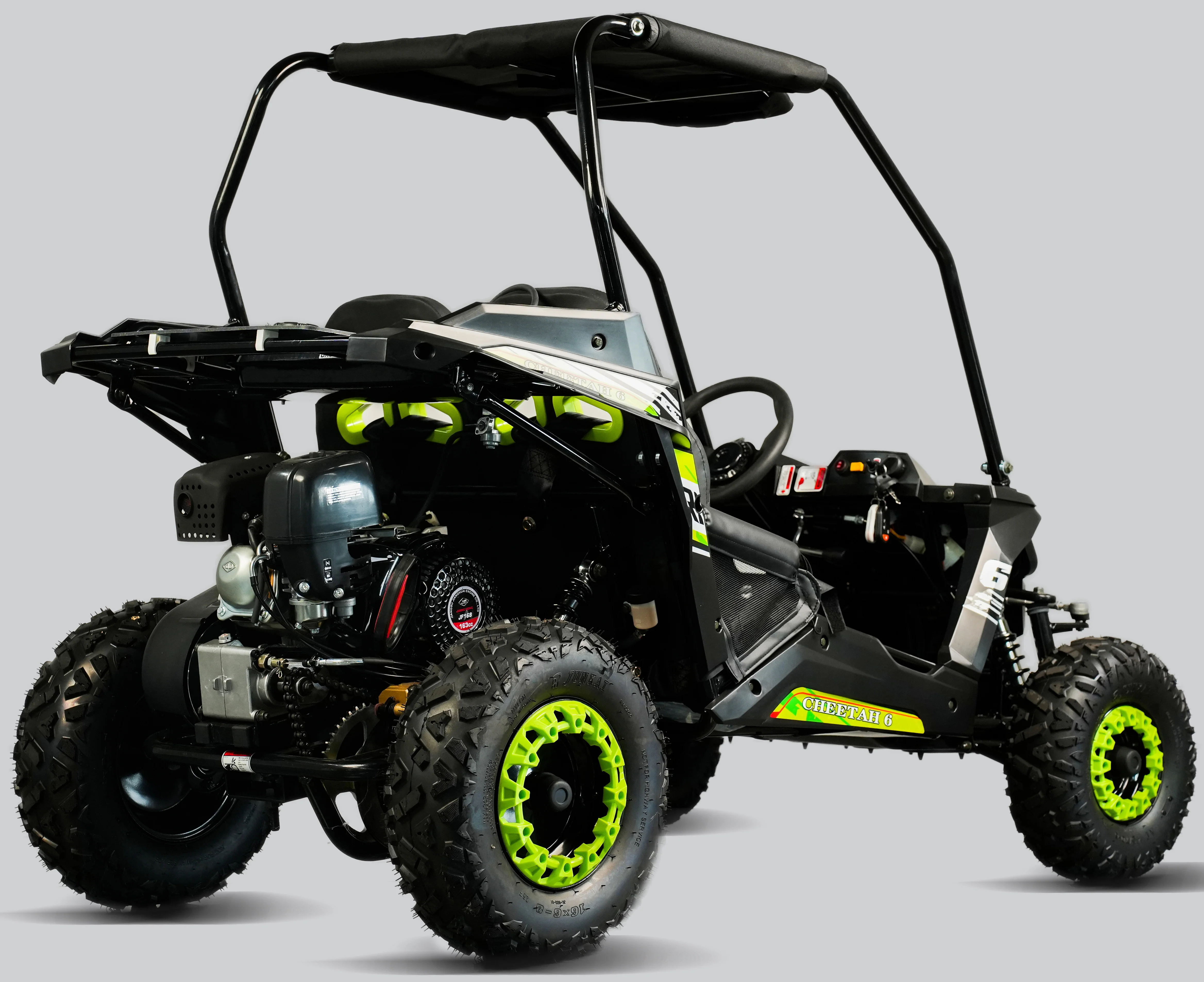 TrailMaster Cheetah-6 Go Kart, 5.5hp Electric Start, Remote Start/Kill with Reverse, Kids Ages 4-9 - Image 15