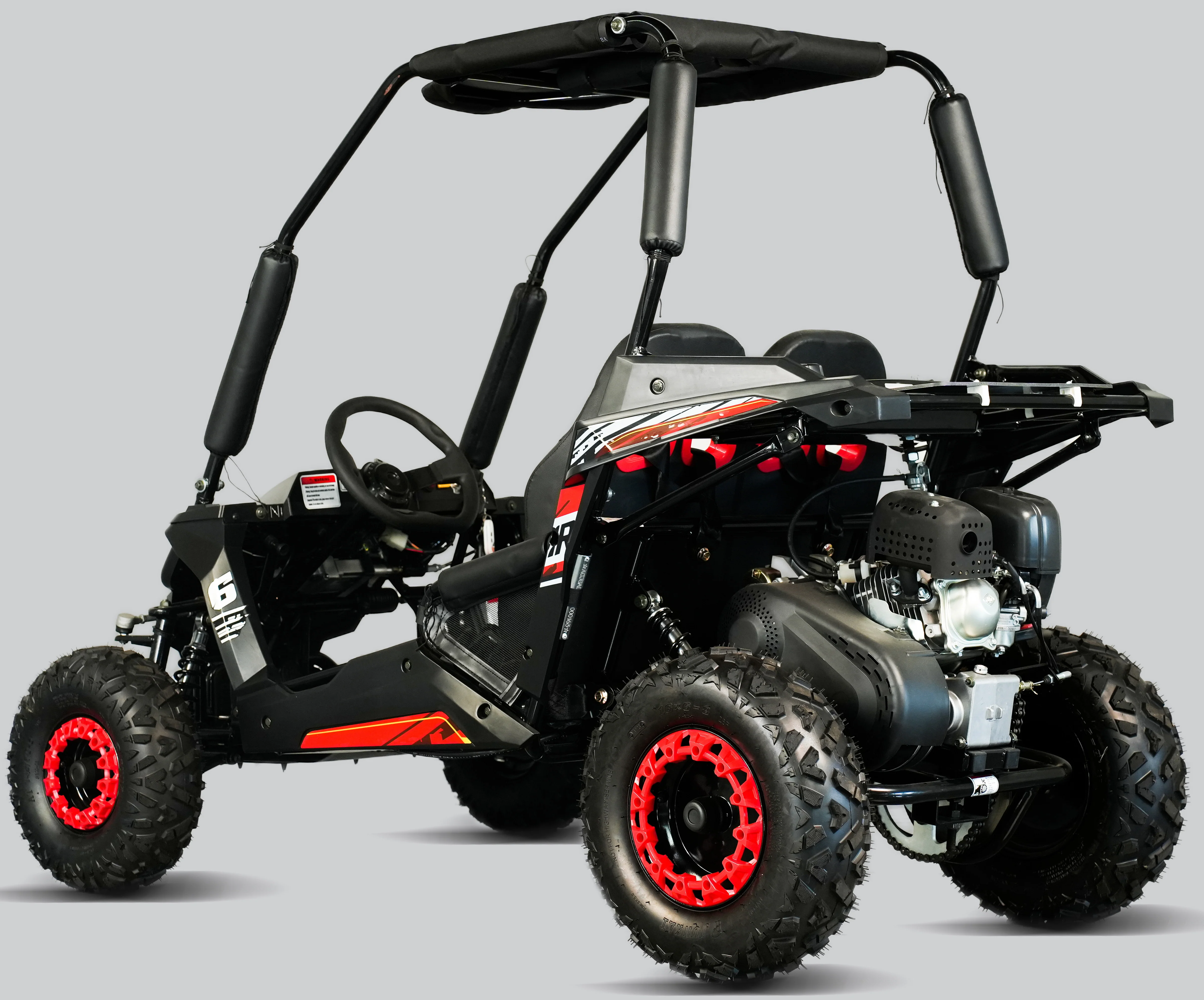 TrailMaster Cheetah-6 Go Kart, 5.5hp Electric Start, Remote Start/Kill with Reverse, Kids Ages 4-9 - Image 21