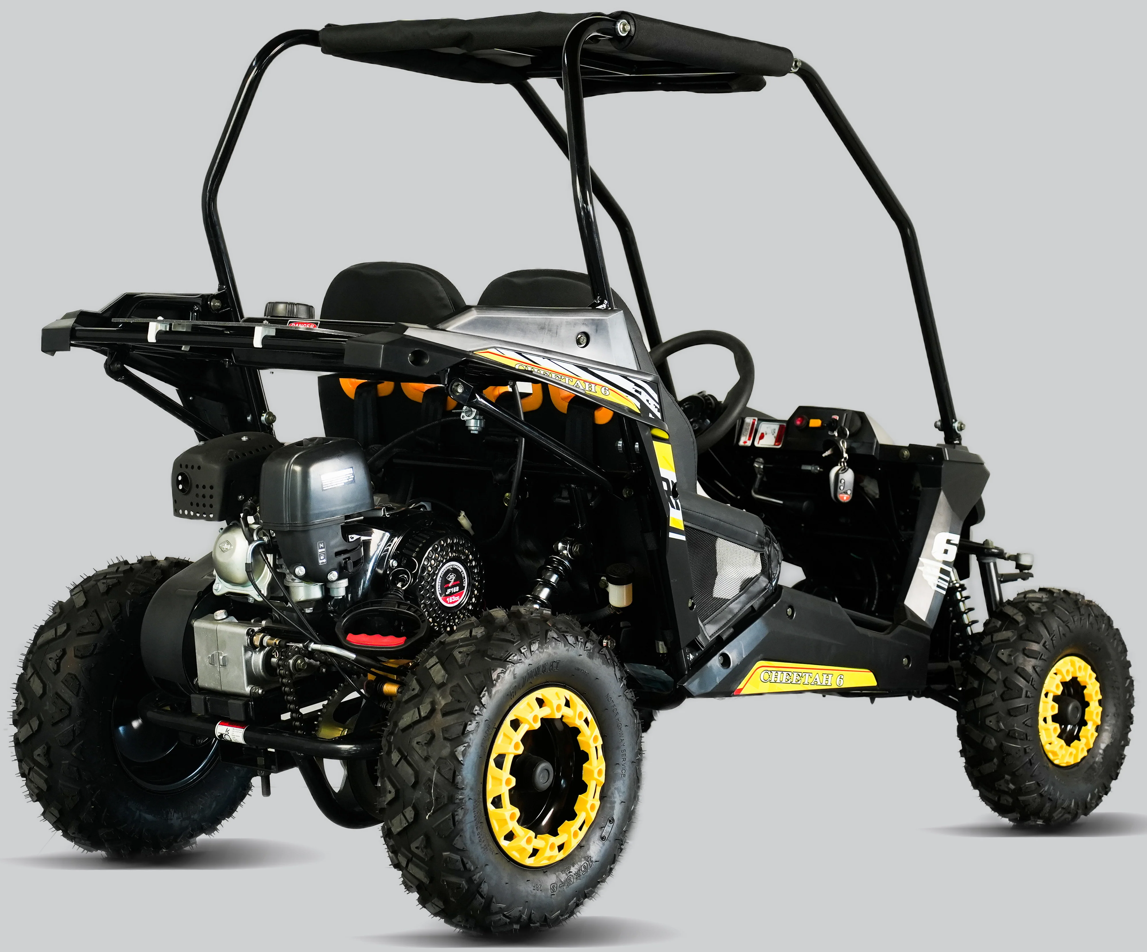 TrailMaster Cheetah-6 Go Kart, 5.5hp Electric Start, Remote Start/Kill with Reverse, Kids Ages 4-9 - Image 23
